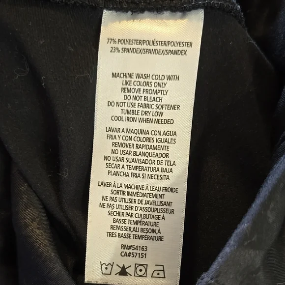 Calvin Klein Black Patterned Leggings - Picture 5 of 5